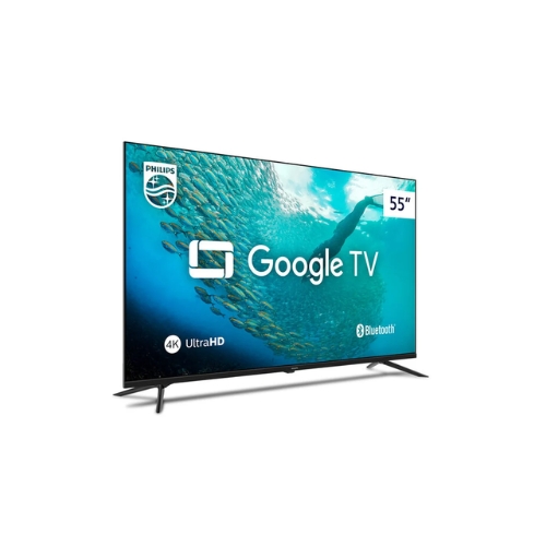 Televisor Philips 55PUG7019/78: Smart TV 55"| Led Ultra HD 4K| Comando De Voz| Google TV| Wi-fi| Bluetooth| HDMI| USB| LAN Ethernet - Portal de Adesões