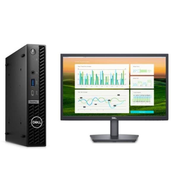 Computador Desktop Dell Pro Micro QCM1250: Processador I3|8GB Memória| 256GB SSD| Acompanha Monitor 21.5"| Garantia 36 meses
