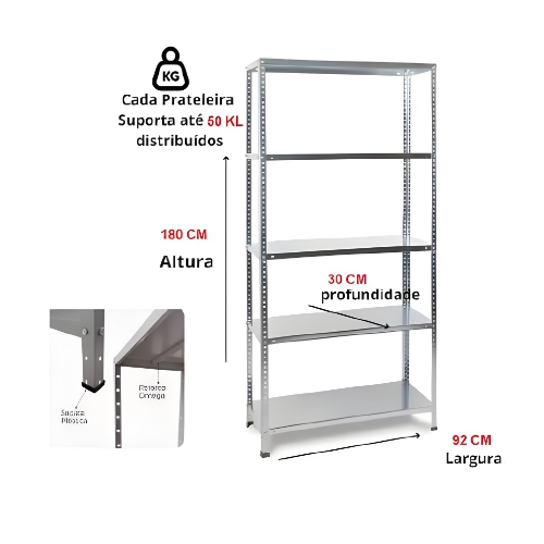 Estante Nobre Em Aço 101135