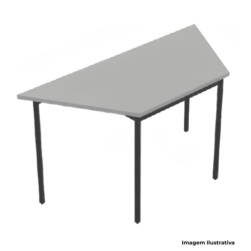 Mesa Retangular Tampo Trapezoidal Multi Table MTZ45140 135x70x74cm - Portal de Adesões