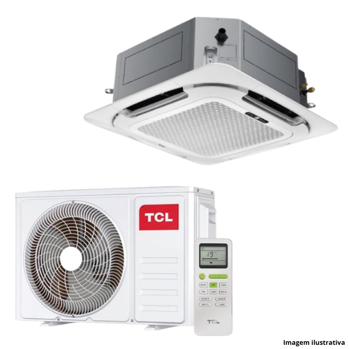 Imagem do produto Ar-Condicionado TLC TAC-24CHSG/CT-INV: Cassete Inverter| 24.000 BTUs| Ciclo Quente/Frio da marca TCL - miniatura 1