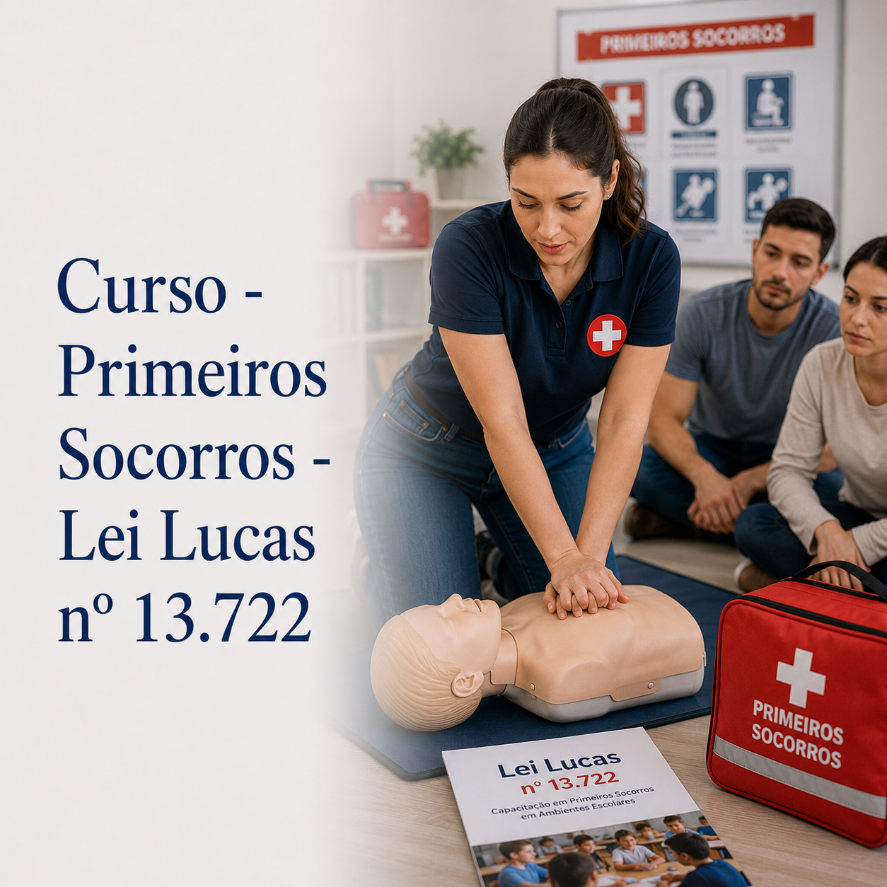 Curso - Primeiros Socorros - Lei Lucas nº 13.722 - Portal de Adesões