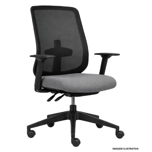 Cadeira Giratória De Escritório Tela