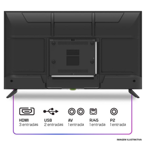 Televisor HQ HQS32NKHM: Smart TV 32"| Led HD| Android| Wi-fi| HDMI| USB