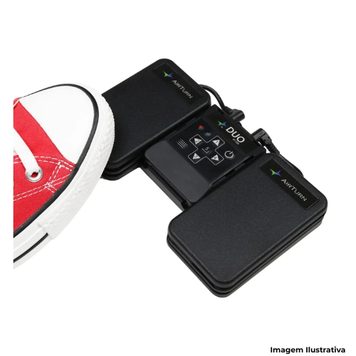 Pedal AirTurn Passador de Página Bluetooth DUO500 - Portal de Adesões