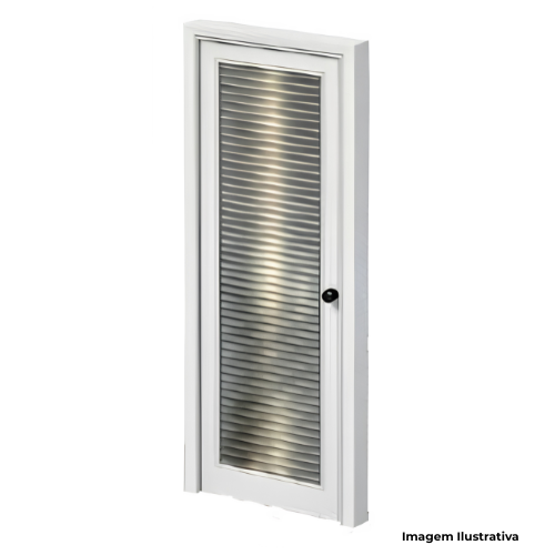 Porta Painel Vidro Duplo Com Persiana 90x0,86x270cm - Portal de Adesões