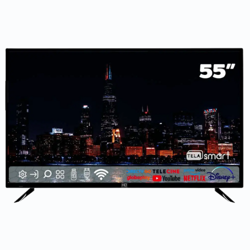 Televisor HQ Smart HQTV60: Smart TV 55"| Led Ultra HD| Android| Wi-fi| Bluetooth| HDMI| USB