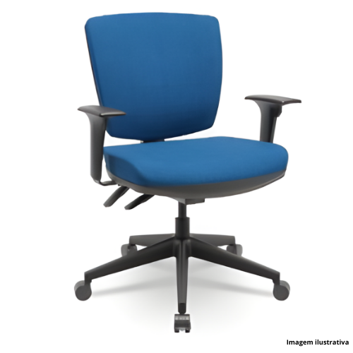 Cadeira Giratória Plaxmetal Espaldar Baixo Altrix AL170-C-ATX