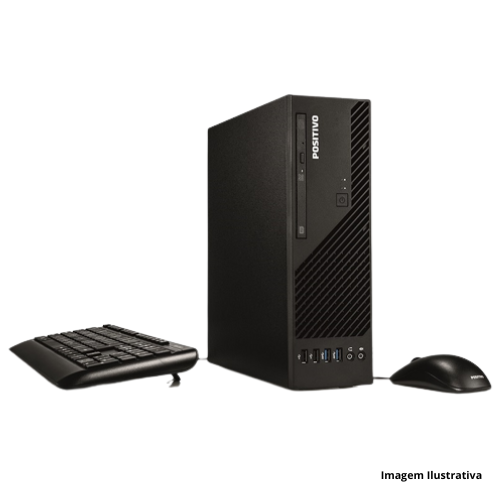 Computador Desktop Positivo Master D3500 SFF: Processador i7| 96GB RAM| 1TB SSD| Monitor 23,8"| Garantia 5 Anos On-Site