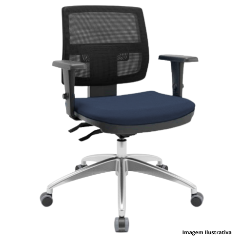 Cadeira Plaxmetal Brizza Executiva Tela