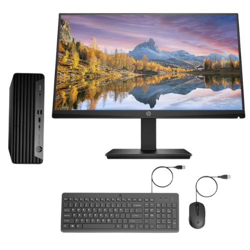 Computador Desktop HP Pro SFF 400G9: Processador  i3| 8GB RAM| 512GB SSD| Monitor 21,5"| Garantia 5 Anos On-Site
