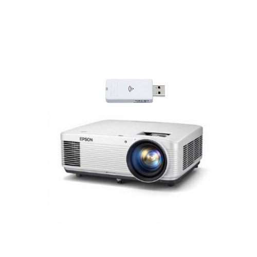 Projetor Epson PowerLite W49 3800 Lumens WXGA HDMI + Adaptador Wireless Epson USB LAN ELPAP11 00" - Portal de Adesões