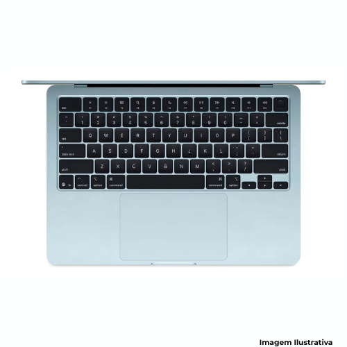 Notebook Apple MacBook Air: Processador M4| 16GB RAM| 256GB SSD| Tela 13,6"