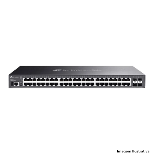 Switch TP-Link SG5452XMPP Gerenciavel Omada L3 Stackable Lite Gigabit POE++ 48 Portas - Portal de Adesões
