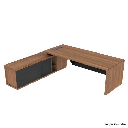 Mesa Presidência Com Armário 2.0