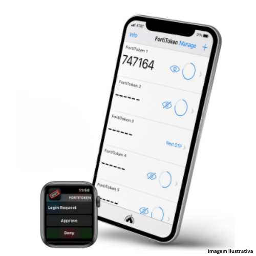 Solução de Multiplo Fator De Autenticação Fortinet FortiToken Mobile - Portal de Adesões