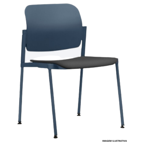 Cadeira Fixa Empilhável Sem Braços