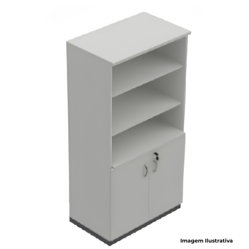 Armário Misto Com 2 Portas Para Escritório Genius 78067 80x50x160cm - Portal de Adesões