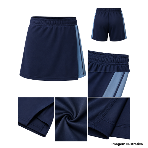Shorts-Saia Helanca Uniforme Escolar - Portal de Adesões