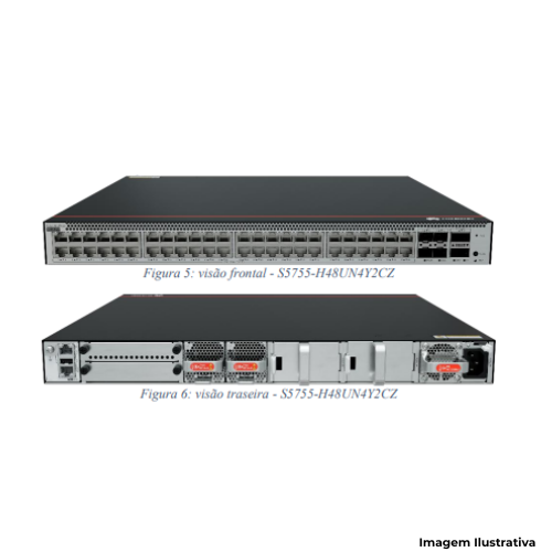 Switch Huawei CloudEngine S5755-H48UN4Y2CZ 48P 100/1000/2500BASE-T E 4P SFP/SFP+ - Portal de Adesões