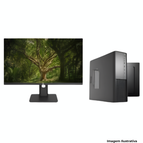 Computador Desktop Micro Brazil PC Slim: Processador i7| 16GB RAM| 512GB SSD| Monitor 21,5" - Portal de Adesões