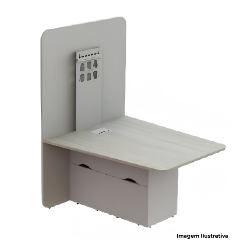 Mesa Retangular Reunião Com Suporte Para TV Multi Table MLB1812 200x100x225cm - Portal de Adesões