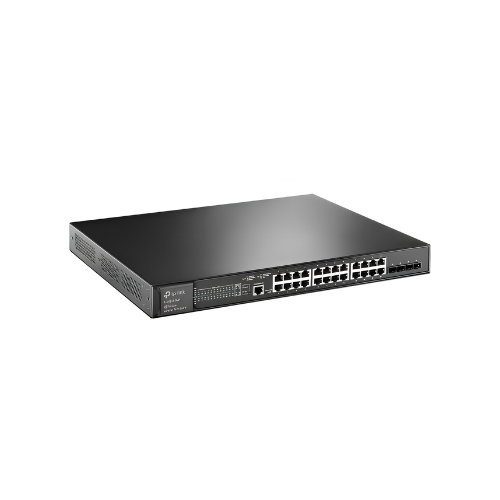 Switch TP-Link TL-SG3428XMP 24 Portas Gigabit PoE+ Com 4 Portas 10G SFP+. 24 Portas GE RJ45 PoE+: Monitor 19"
