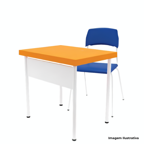Conjunto Escolar Professor Plaxmetal Mesa e Cadeira Elo - Portal de Adesões