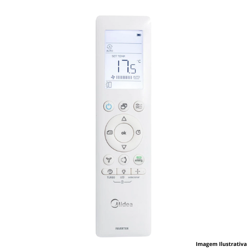Ar-Condicionado Midea 42ZQVE60M5.38CCVE60515MM: 60.000 BTUs| Split Inverter| Ciclo Frio