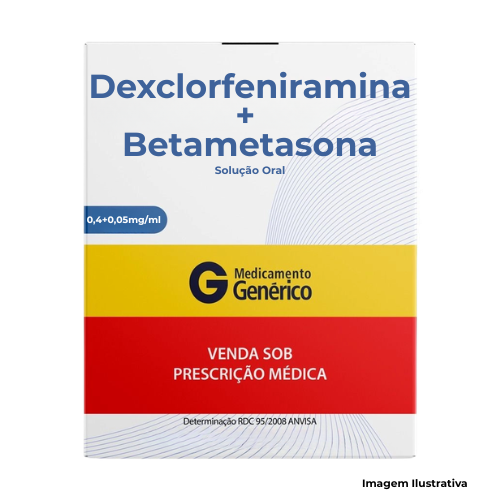 Dexclorfeniramina + Betametasona 0,4 + 0,05mg/ml Solução Oral - Portal de Adesões