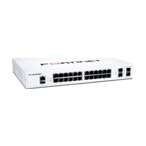 Switch Fortinet FortiSwitch FS-124F 24 Portas Gigabit Com 4 Portas SFP+ 10G: Garantia 3 Anos - Portal de Adesões