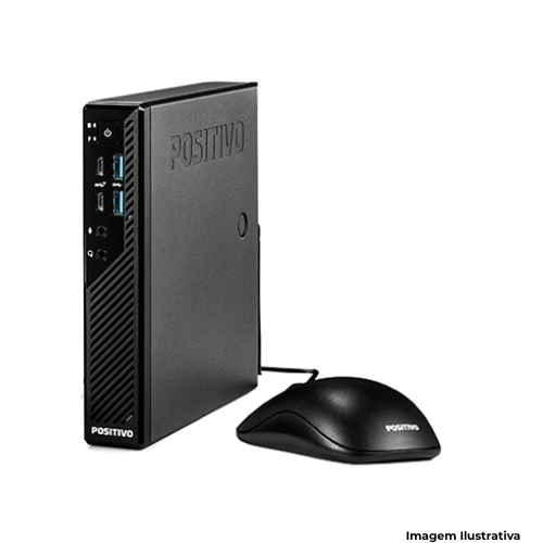 Computador Desktop Positiivo C6400 MiniPro: Processador i5| 8GB RAM| 256GB SSD| Monitor 23,8"| Garantia 3 Anos On-Site