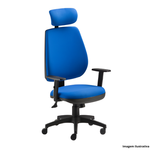 Cadeira Giratória Plaxmetal Brizza Espaldar Alto AL175-A