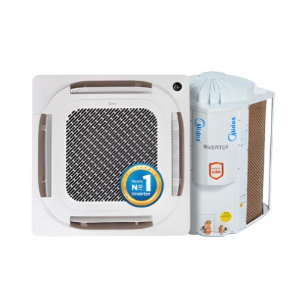 Ar-Condicionado Midea 40KVQE60M5.40KWFLBM.38CCVE60515MM: Cassete Inverter| 60.000 BTUs| Ciclo Frio