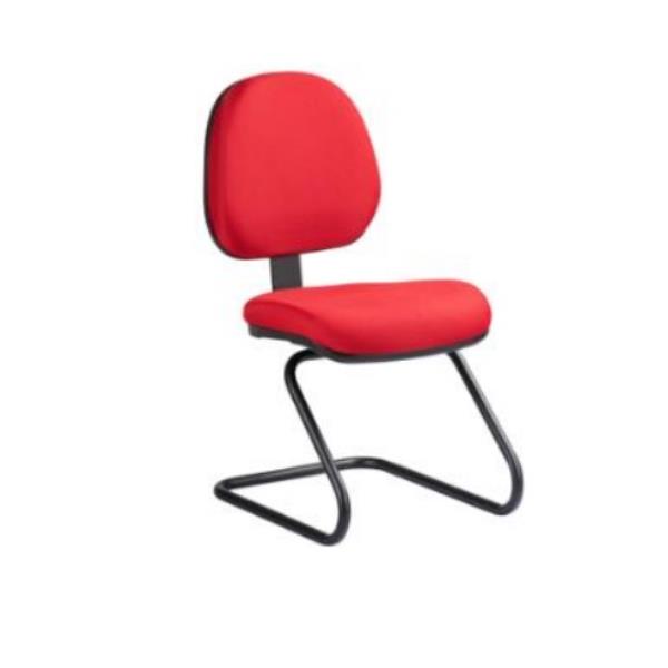 Cadeira Fixa Interlocutor Para Staff Sem Braços