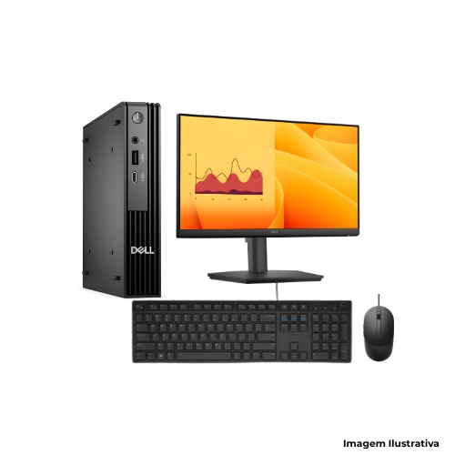 Computador Desktop Dell Pro Micro QCM1250: Processador i5| 8GB RAM| 256GB SSD| Acompanha Monitor 21,5"| Garantia 1 Ano On-Site - Portal de Adesões