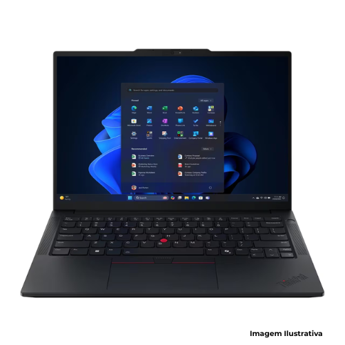 Notebook Lenovo ThinkPad E14 Gen 7: Processador Ultra 5| 8GB RAM| 256GB SSD| Tela 14"| Webcam| Garantia 4 Anos On-Site
