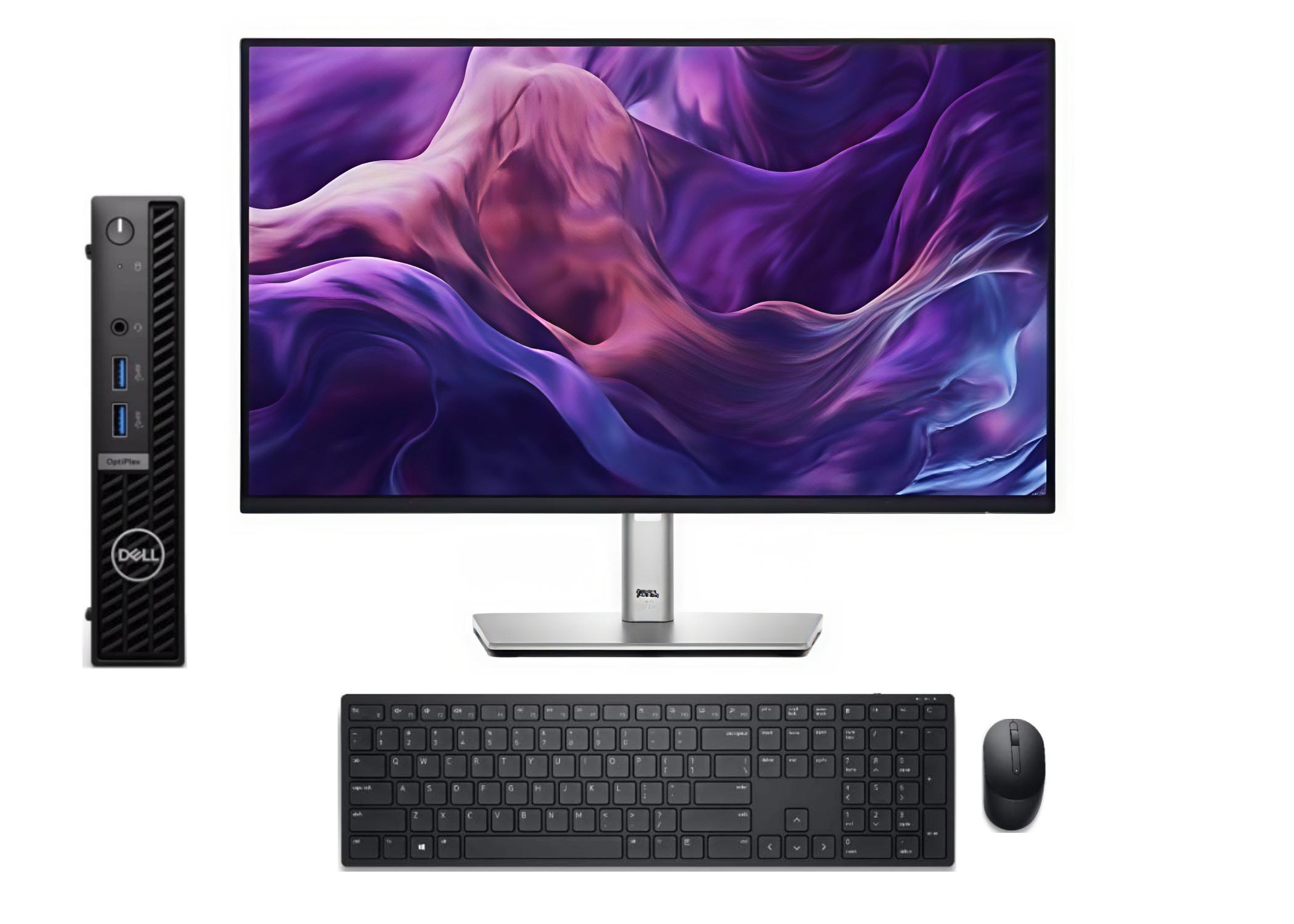 Computador Desktop Dell Optiplex 7020 MFF: Processador i3| 8GB Memória8GB| 256GB SSD| Monitor 24"| Garantia 3 Anos On-Site