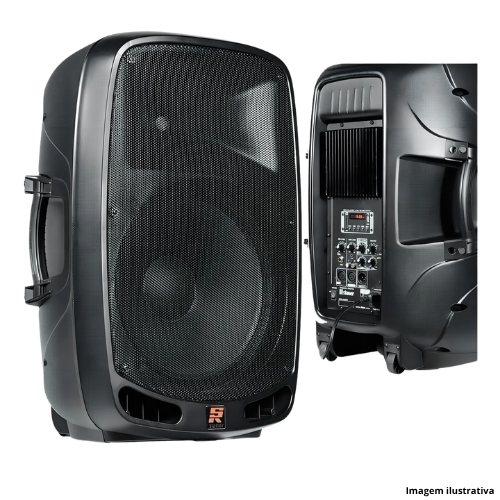 Caixa Ativa Staner PS 1501 Preta Bluetooth 200W Som Profissional Portátil
