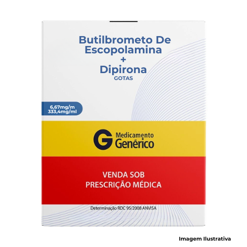 Butilbrometo De Escopolamina 6,67mg/ml + Dipirona 333,4mg/ml Gotas 20ml - Portal de Adesões