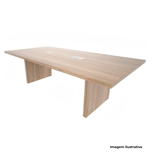 Mesa Reunião Executiva Retangular 200x100x74cm Premiatto 87200 - Portal de Adesões