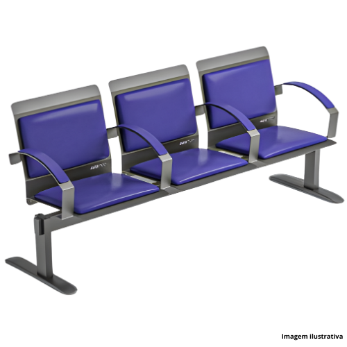 Longarina 3 Lugares AL230-LO3