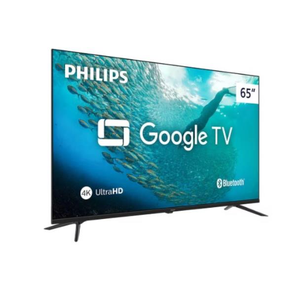 Televisor Philips 65PUG7419/78: Smart TV Led 65"| Ultra HD 4K| Comando De Voz| Google TV| Wi-fi| Bluetooth| HDMI| USB| LAN Ethernet