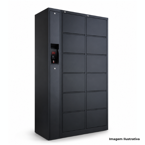 Armário Metálico Fatto Smart Locker 12 Portas E Central de Comando - Portal de Adesões