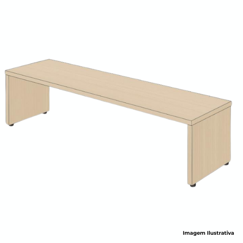 Banco em Laminado Estrutural Estilo Design 150x40cm - Portal de Adesões