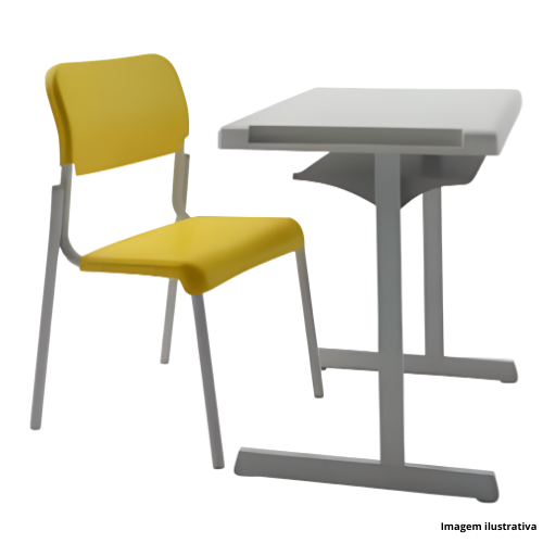 Conjunto Escolar Mesa E Cadeira Dimensional 3 - Portal de Adesões