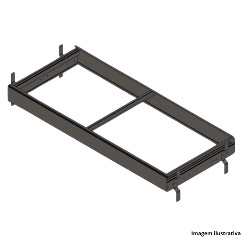 Suporte Aço Para Pasta Suspensa Fortline Millus GPS80C - Portal de Adesões