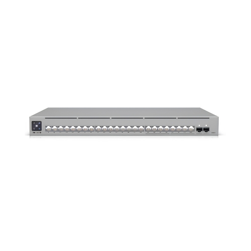 Switch Gerenciável Layer 3 Ubiquiti USW-PRO-MAX-24-PoE 24 Portas PoE: Monitor 19"