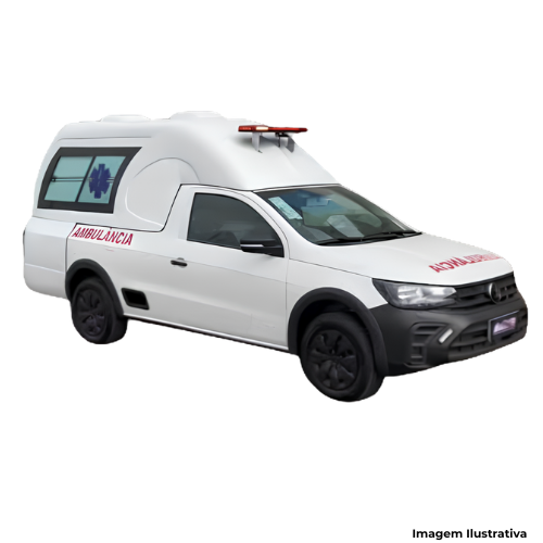 Veículo Ambulância Volkswagen Saveiro Robust Simples Remoção - Portal de Adesões