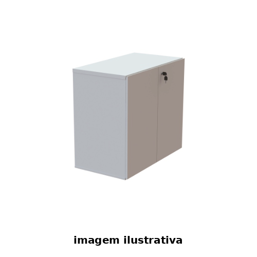 Armário Baixo 2 Portas 80x50x740cm Fit FT027 - Portal de Adesões